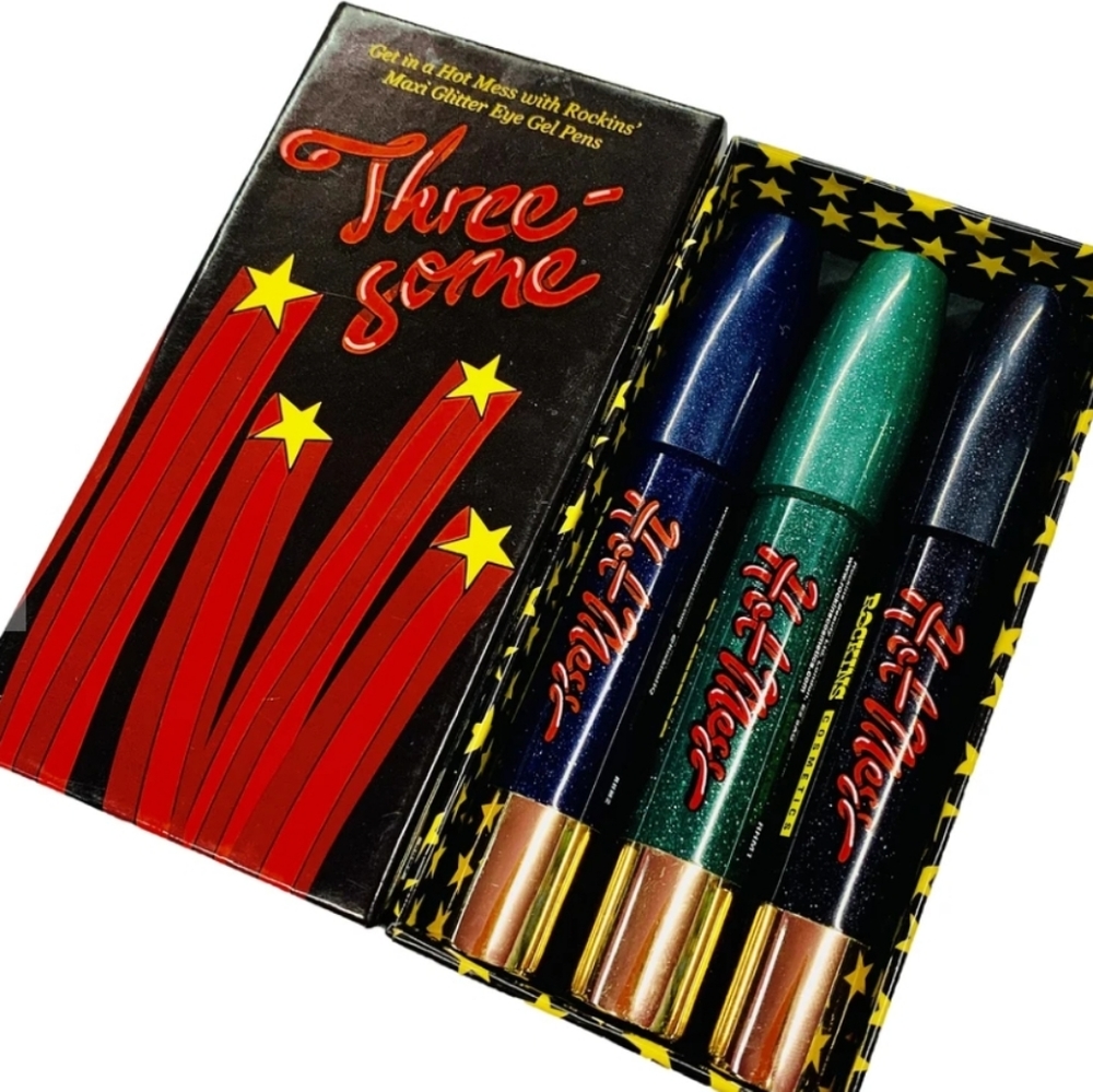 Rockins Cosmetics glitter gel pens